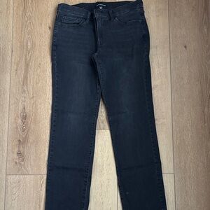 Lucky Brand Women's Straight Leg Jeans - Dark Gray